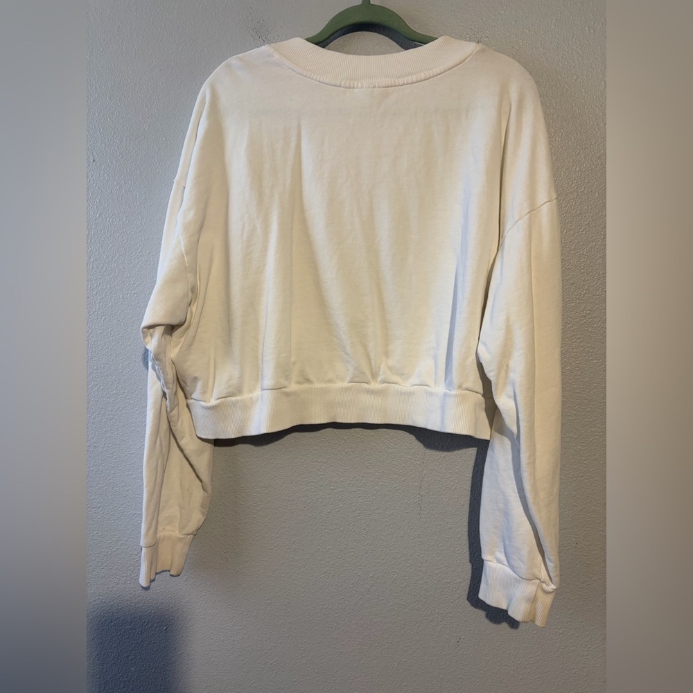 The Upside Topspin Dominique Crew Neck Long Sleeve Pickleball Sweatshirt - Picture 4 of 4